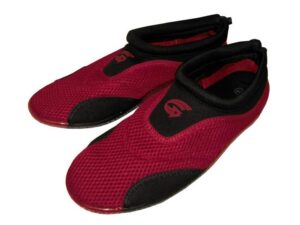Alba Dámské neoprenové boty do vody červeno-černé