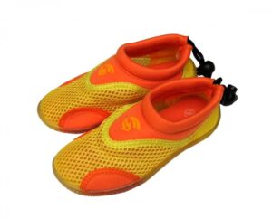 Alba Neoprenové boty do vody Junior žlutooranžové