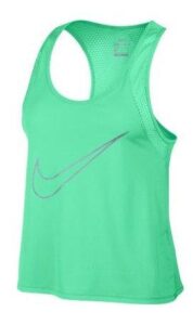Dámské běžecké tílko Nike Dry Run Fast Zelená