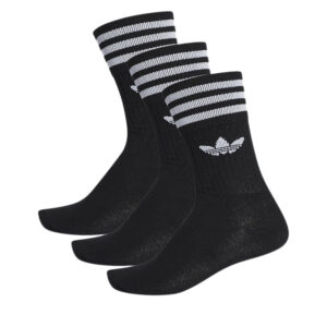Ponožky ADIDAS ORIGINALS-SOLID CREW SOCK ČERNÁ / BÍLÁ Černá 39/42