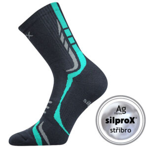Turistické ponožky VOXX-THORX DARK GREY 43/46 barevná
