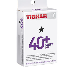 TIBHAR-Balls 40+ SynTT NG 6 pack Bílá