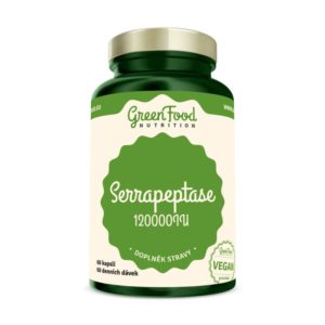 GreenFood Nutrition Serrapeptase 120000IU 60 kapslí