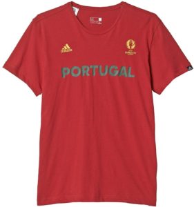 Tričko adidas Portugal Euro Červená