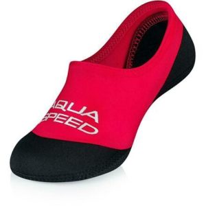 Aqua-Speed Neo dětské neoprenové ponožky červená