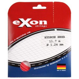 Exon Hydron Hexa tenisový výplet 11,7 m červená