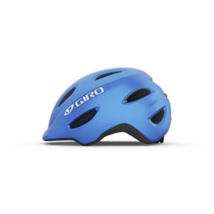 Giro Scamp dětská cyklistická helma POUZE Mat Blue/Lime XS (45-49 cm) - modrá (VÝPRODEJ)