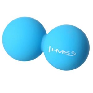HMS Dvojitý masážní míč BLC02 modrý - Lacrosse Ball