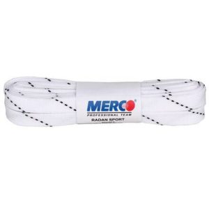 Merco PHW-12 tkaničky do bruslí voskované bílá