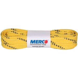 Merco PHW-12 tkaničky do bruslí voskované žlutá