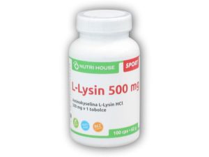 Nutri House L-Lysin 500mg 100 kapslí