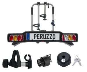 Peruzzo Parma nosič na tažné zařízení 3 kola + 1x Zámek + držák 1.kola + adaptér el. přípojky Zdarma