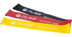Pure2improve Odporová fitness aerobic guma P2I SET 3 ks – 30 x 5 cm