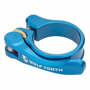 Wolf Tooth Sedlová Objímka 31.8mm Modrá Quick Release