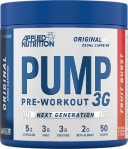 Applied Nutrition Předtréninkový stimulant Pump 3G 375 g