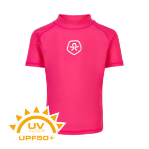 COLOR KIDS-T-shirt solid UPF 50+ Pink Yarrow Růžová 140