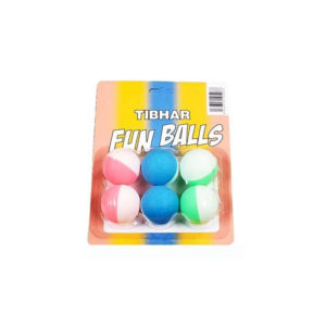 TIBHAR-Tibhar Funballs, x6, bicoloured barevná