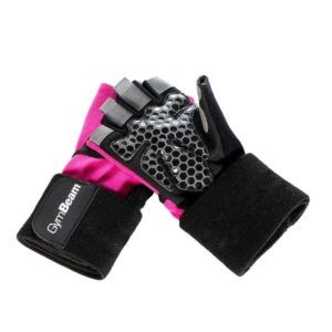 GymBeam Dámské fitness rukavice Guard pink