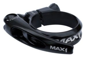 Max1 sedlová objímka Race 34,9 mm rychloupínací černá