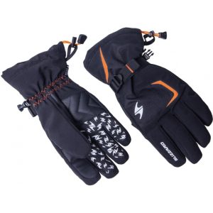 BLIZZARD-Reflex ski gloves, black/orange Černá 10