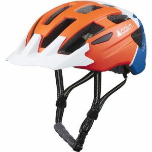 CAIRN – Cyklistická helma PRISM XTR II, Mat Fire Petrol