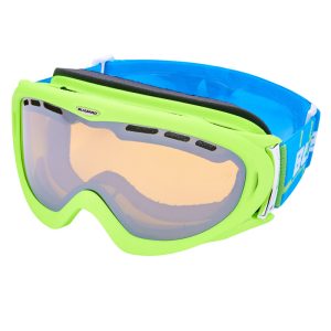 BLIZZARD-Ski Gog. 905 MDAVZFO, neon green matt, amber2-3, blue mirror Zelená UNI