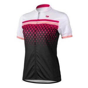 Etape Diamond cyklistický dres – bílá-růžová