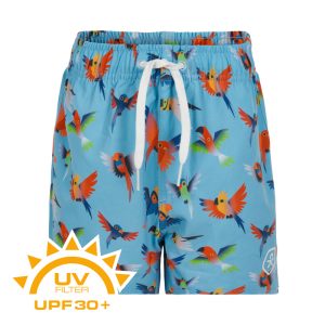 COLOR KIDS-Swim shorts short AOP UPF 30+ Blue Fish Modrá 128