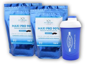Fit Sport Nutrition 2x Maxi Pro 90% 750g + šejkr Fitsport