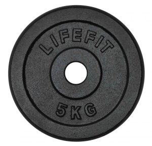 Lifefit Kotouč 5kg, kovový, pro 30mm tyč