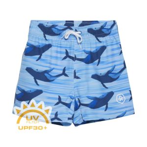 COLOR KIDS-Swim Shorts - AOP-7553-Azure Blue Modrá 116