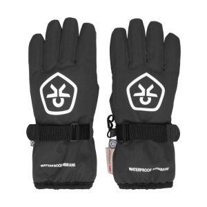 COLOR KIDS-Gloves-Waterproof-5458.140-black Černá 116/128