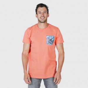 BRUNOTTI-Axle-Pkt-AO Mens T-shirt-0037-Bright Coral Oranžová S