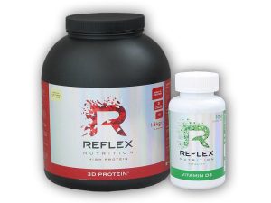 Reflex Nutrition 3D Protein 1800g + Vitamin D3 100 cps