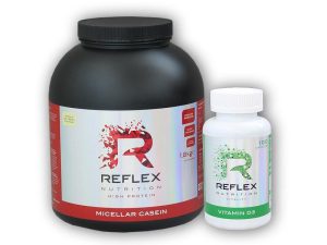 Reflex Nutrition Micellar Casein 1800g + Vitamin D3 100 cps