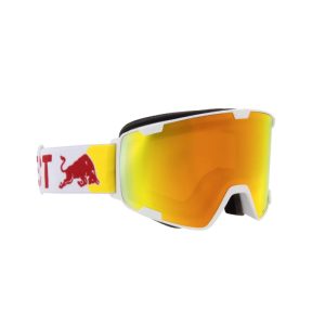 RED BULL SPECT-PARK-016, white, red snow – orange with red mirror, CAT2 Bílá