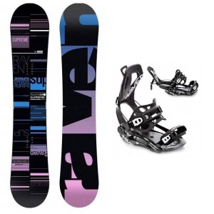 Raven Supreme black dámský snowboard + Raven FT360 black vázání