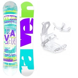 Raven Venus dámský snowboard + Raven FT360 white vázání