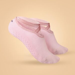 BeastPink Ponožky Grip Yoga Socks Pink