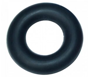 Yate Posilovací kroužek gumový černý
