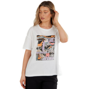 FUNDANGO-Nissa T-shirt-100-white Bílá XL