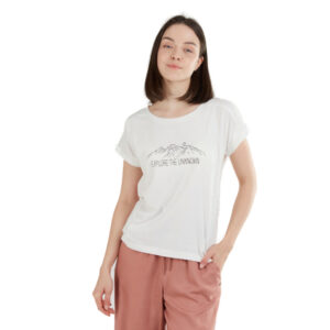 FUNDANGO-Atmos T-shirt-170-stone Béžová XL