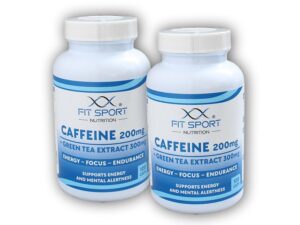FitSport Nutrition 2x Caffeine 200mg + Green Tea Extract 300mg 120 caps